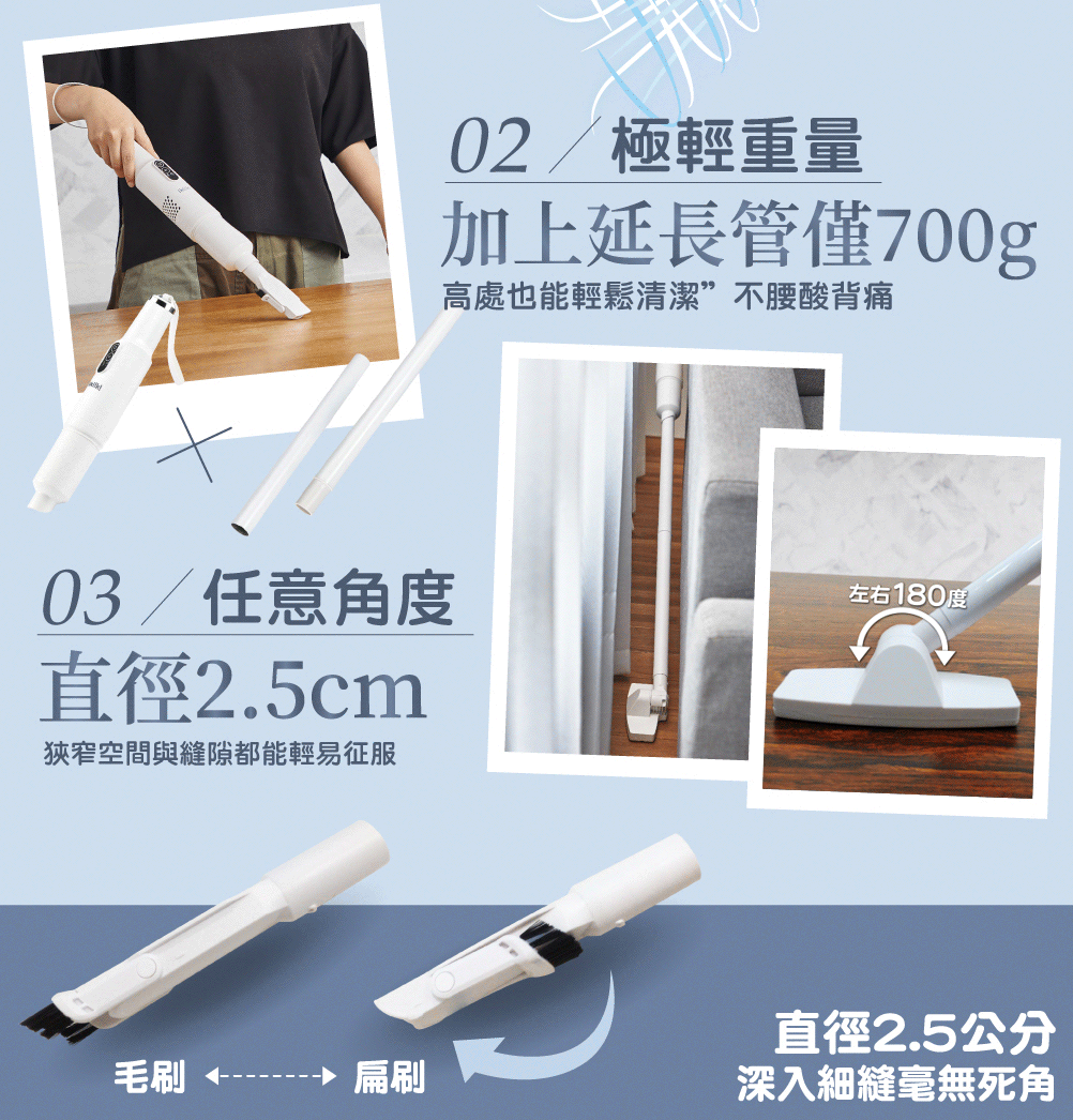 5_ikiiki_伊崎_吸塵器_除螨_吸塵_無線_無線吸塵器_死角_冷氣_清潔.gif
