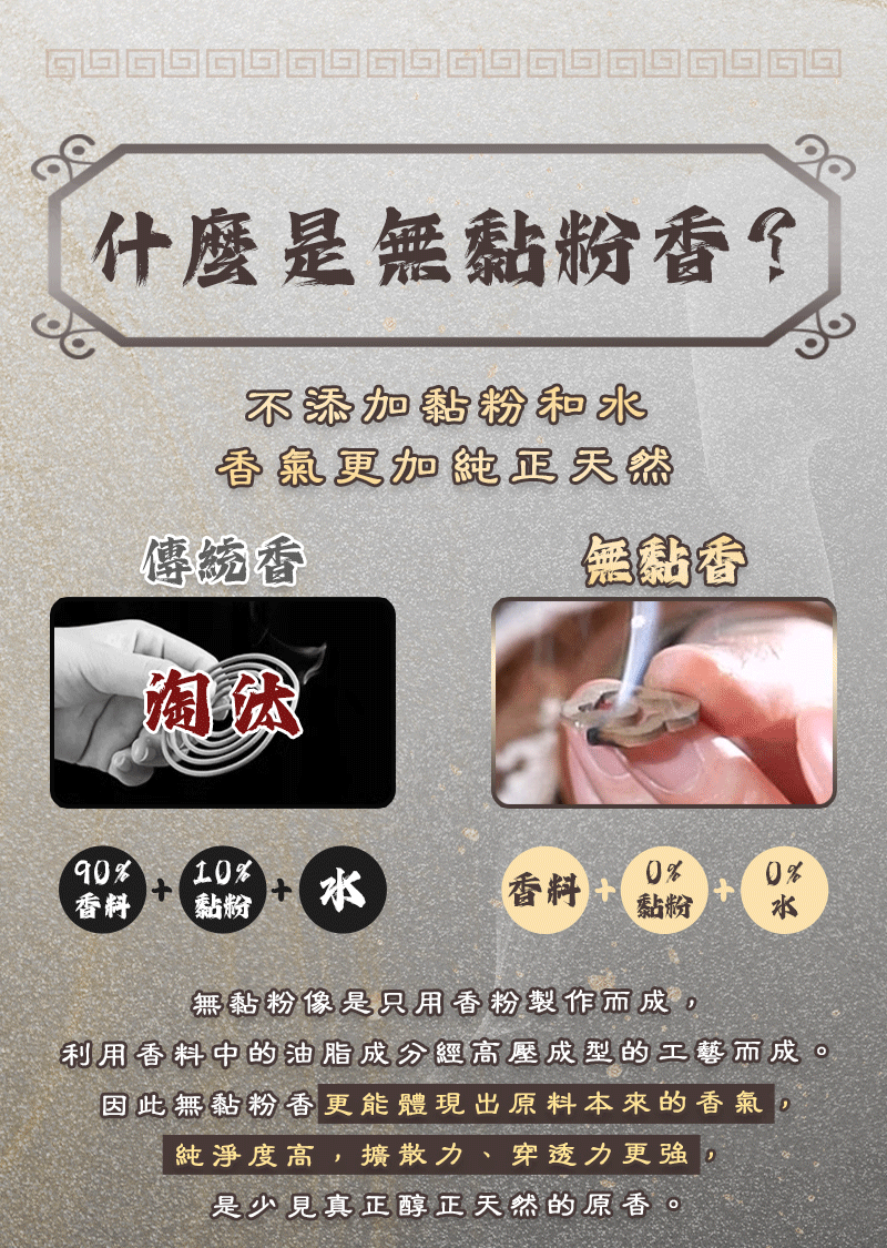 靜心閣貳零玖｜靜心無黏粉祥雲薰香- 以香為媒，調養身心，沉澱身